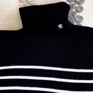 Ralph Lauren striped turtleneck.  Size small.